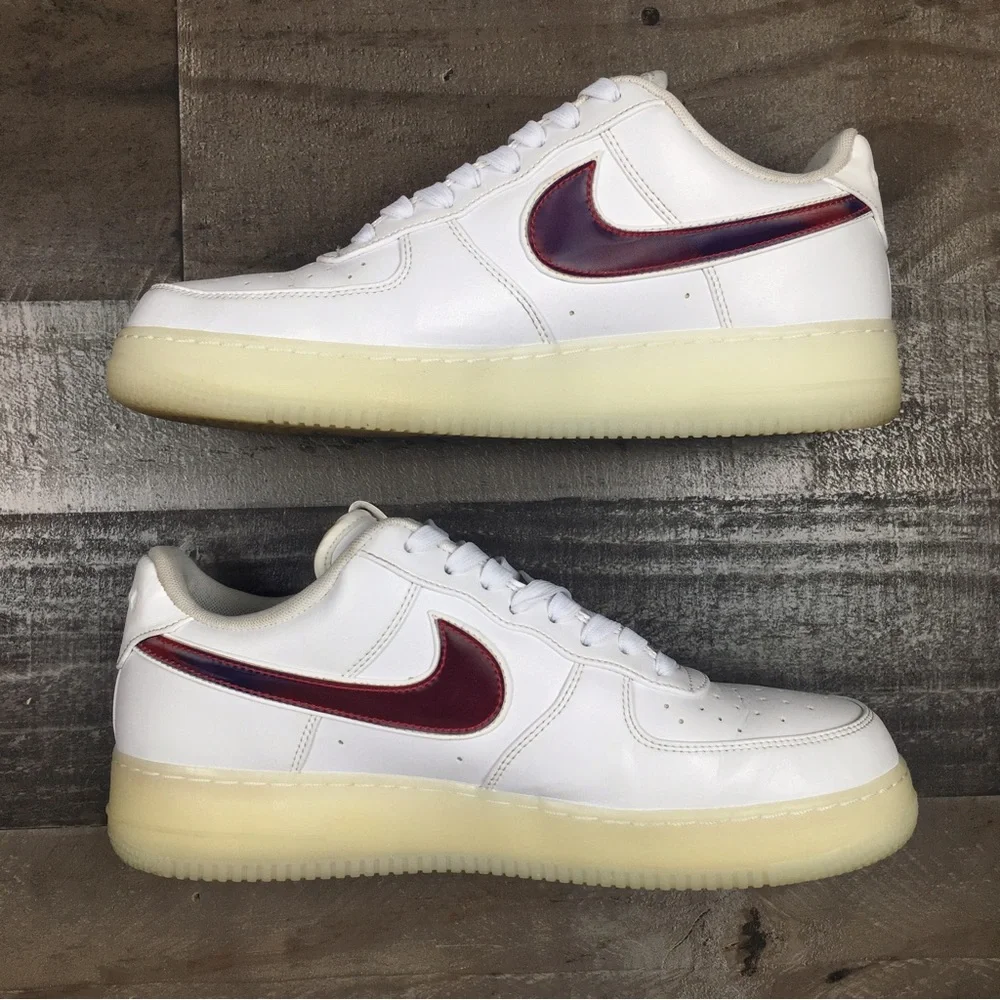 Nike Air Force 1 Low De Lo Mio One Sneakers Shoes Mens 12 Lows BQ8448-100 Forces - Picture 2 of 15